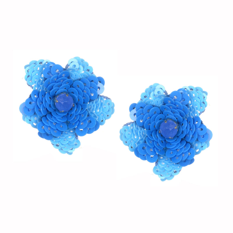 Oaxaca Flower Button Earrings - Suzanna Dai
