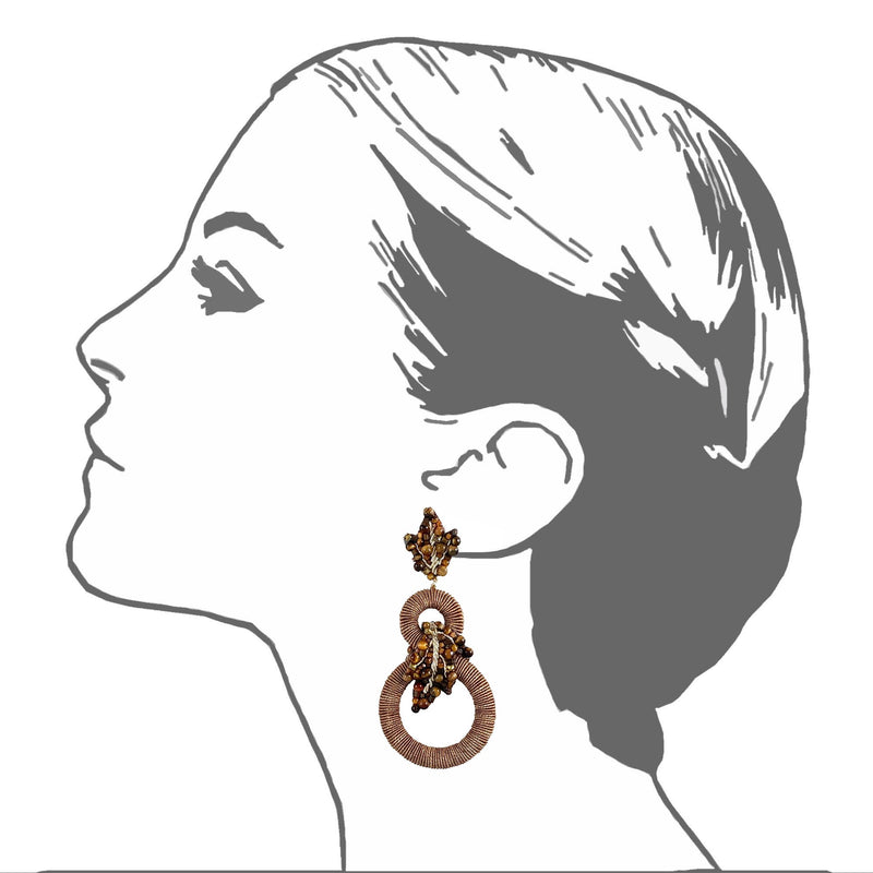 Tsarina Large Drop Earrings - In Stock