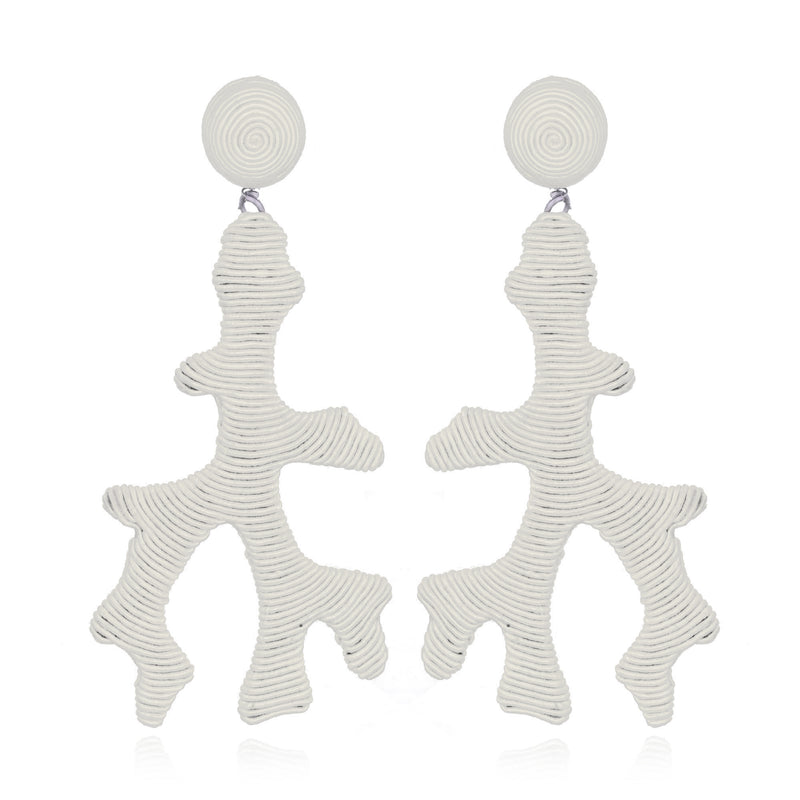 Seychelles Silk Coral Drop Earrings - In Stock