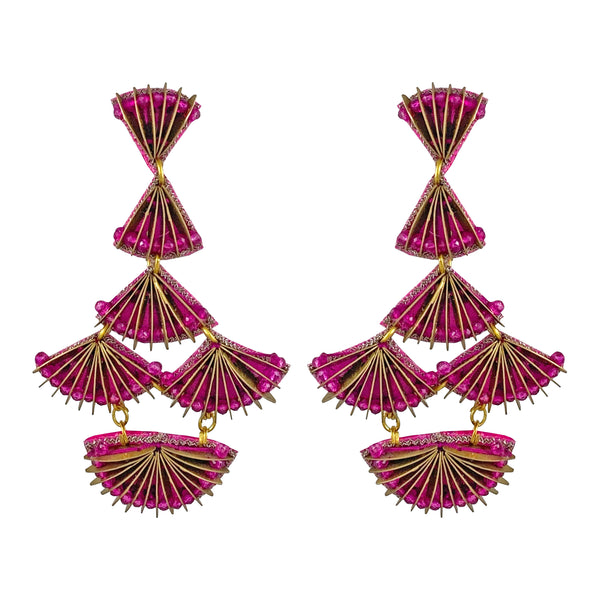 Pagoda Chandelier Earrings - In Stock