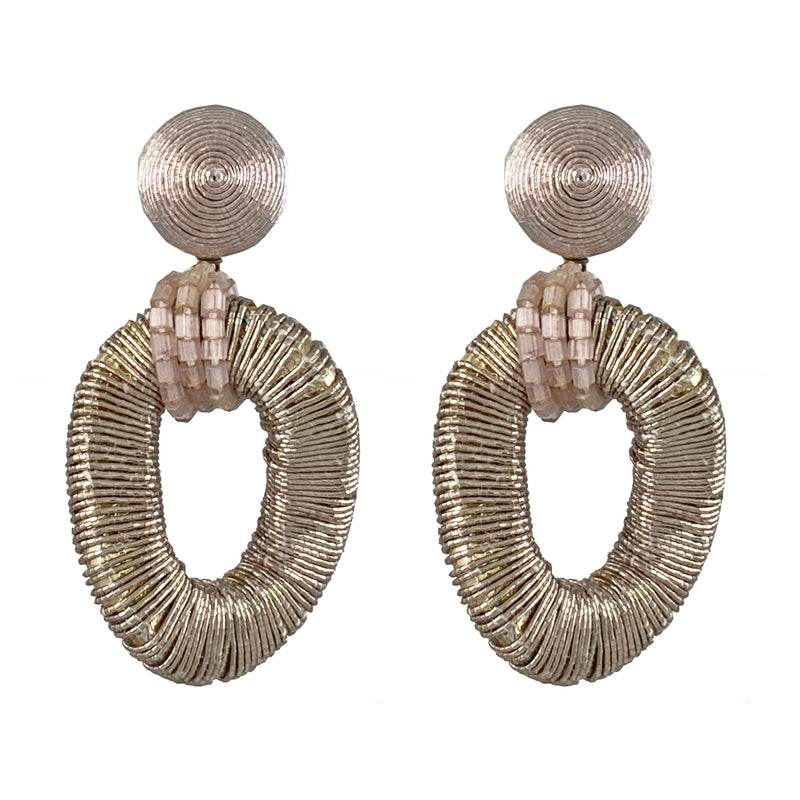 Chain Link Hoop Earrings - In-Stock