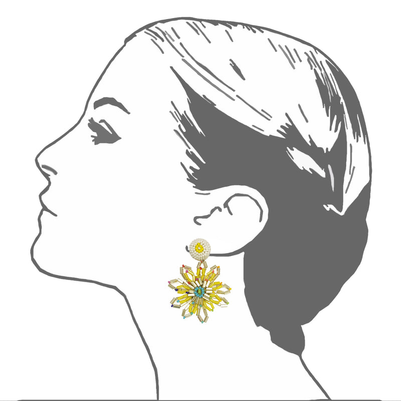 Starburst Flower Earrings
