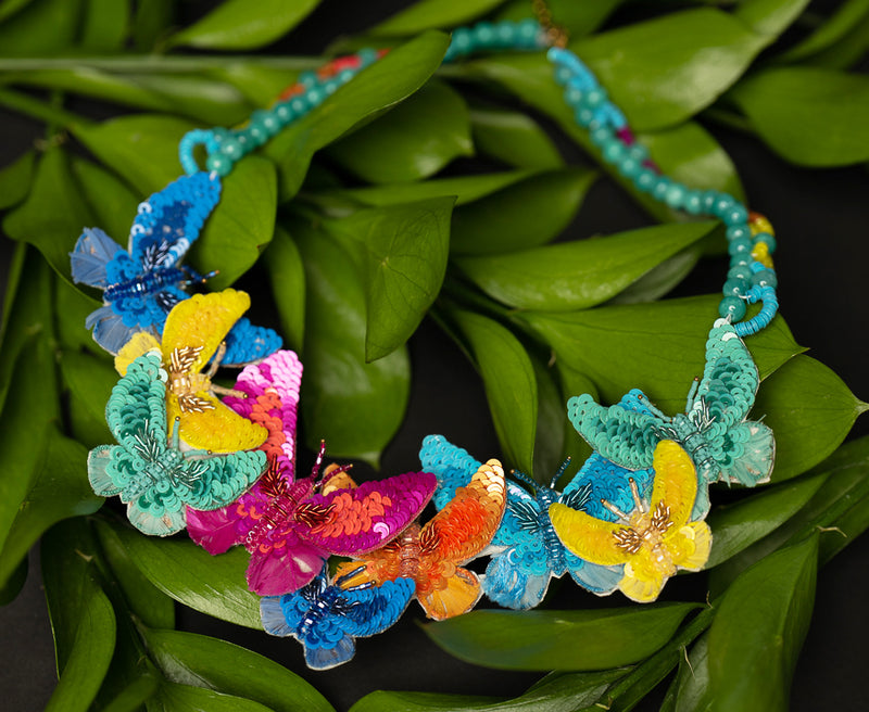 Butterfly Statement Necklace - Suzanna Dai