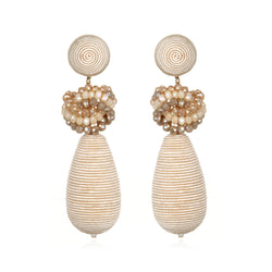 Imperial Bead-Knotted Teardrop Earrings - Suzanna Dai
