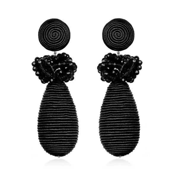 SIRISIRI SHIPPÔ Earrings BEAR Black SHIPPŌ Earrings BEAR Black – SIRI SIRI | シリシリ