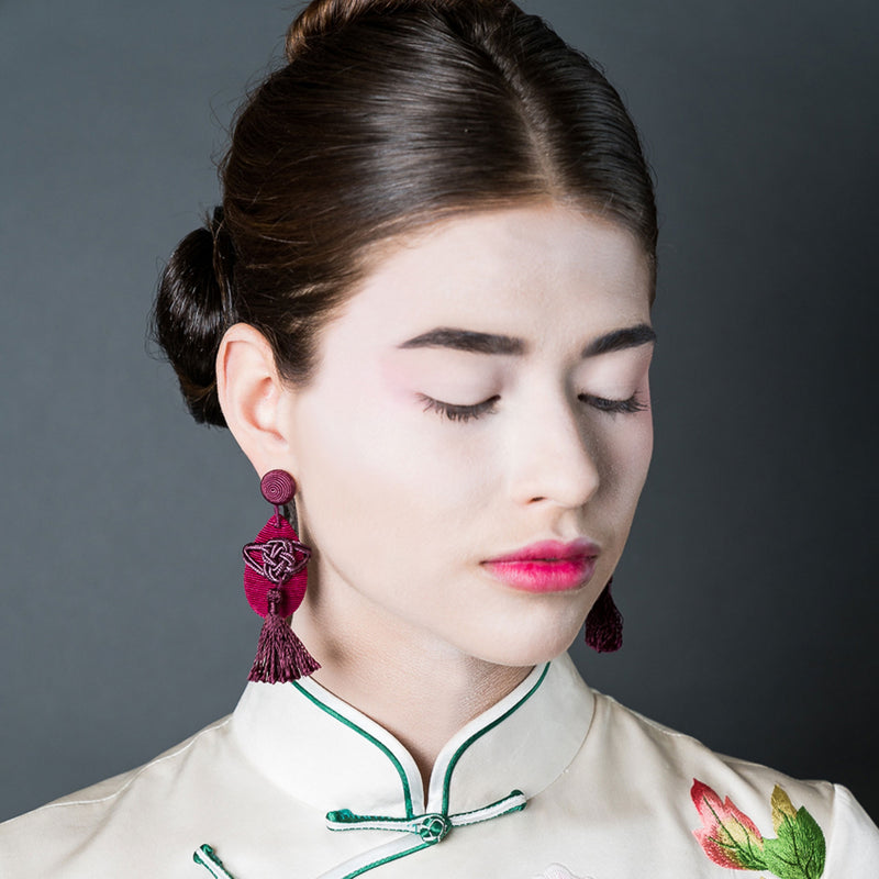 Forbidden City Tassel Earrings - Suzanna Dai