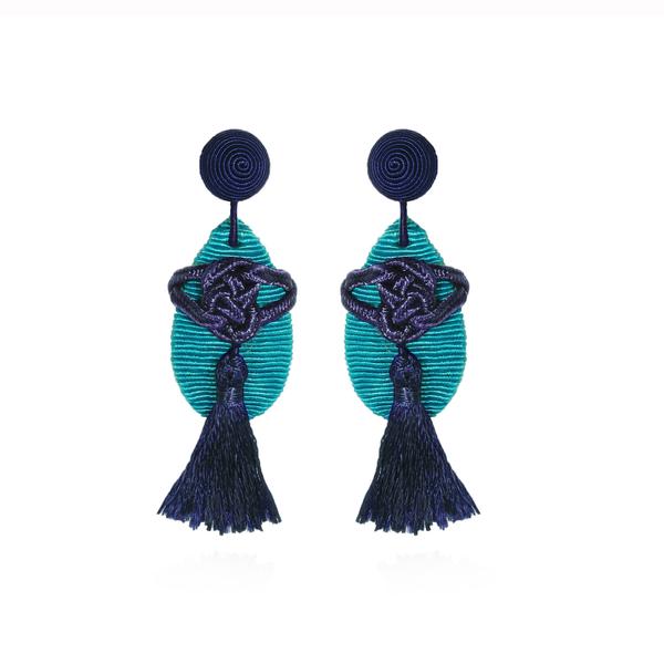 Forbidden City Tassel Earrings - Suzanna Dai